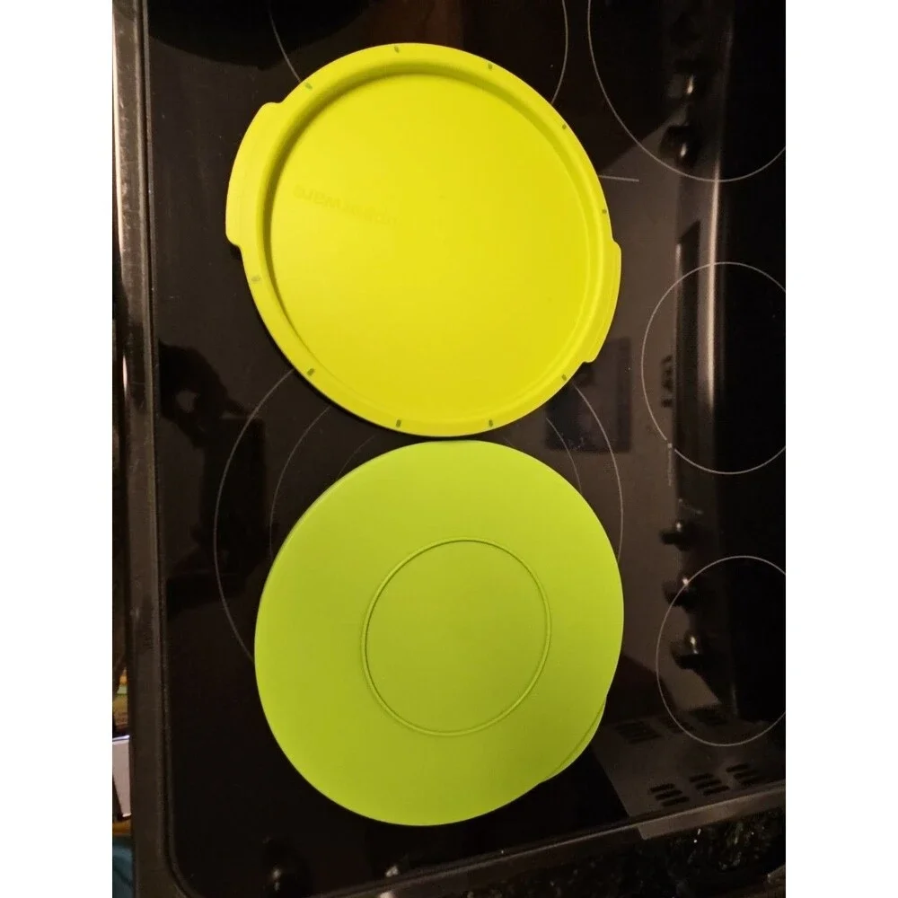 5 Pc Tupperware Green Microwave Smart Steamer & Accessories No Reservoir READ